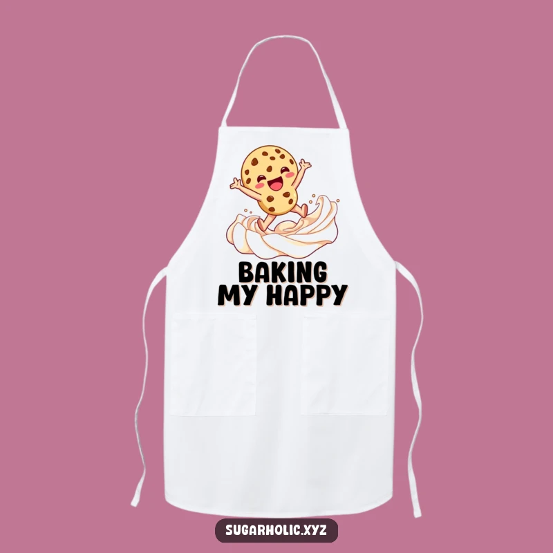 Funny Cookie Frosting Chef Apron: Bake Sweetness with a Smile!