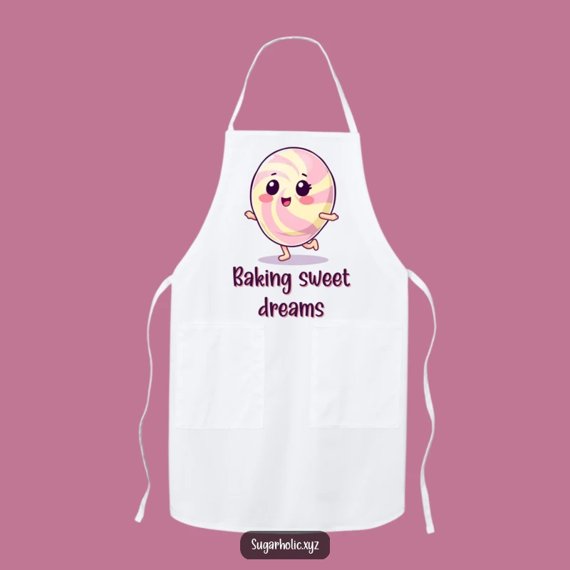 Funny Gumdrop Hop Apron: Chef Character Kitchenwear, Perfect Humorous Gift!