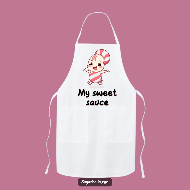 Funny Candy Cane Chef's Spin Apron: A Hilarious Cooking Gift