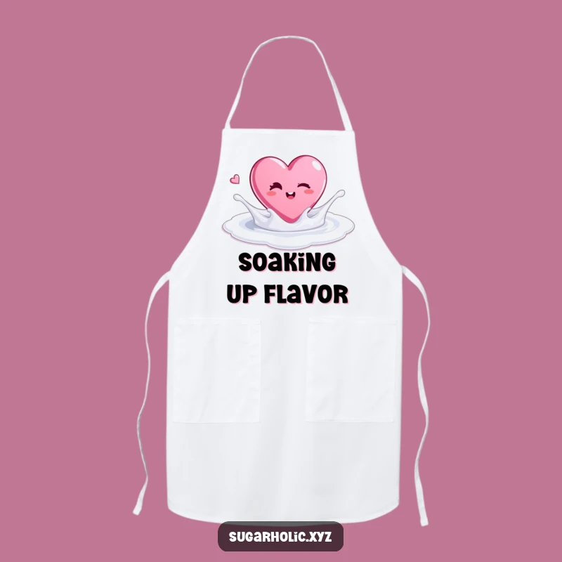 Funny Candy Heart Chef Apron: Sweet Kitchen Fun