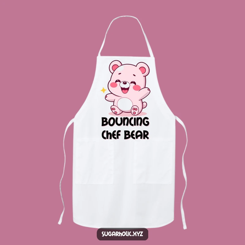 Funny Energetic Gummy Bear Apron - Cook with Playful Bounce