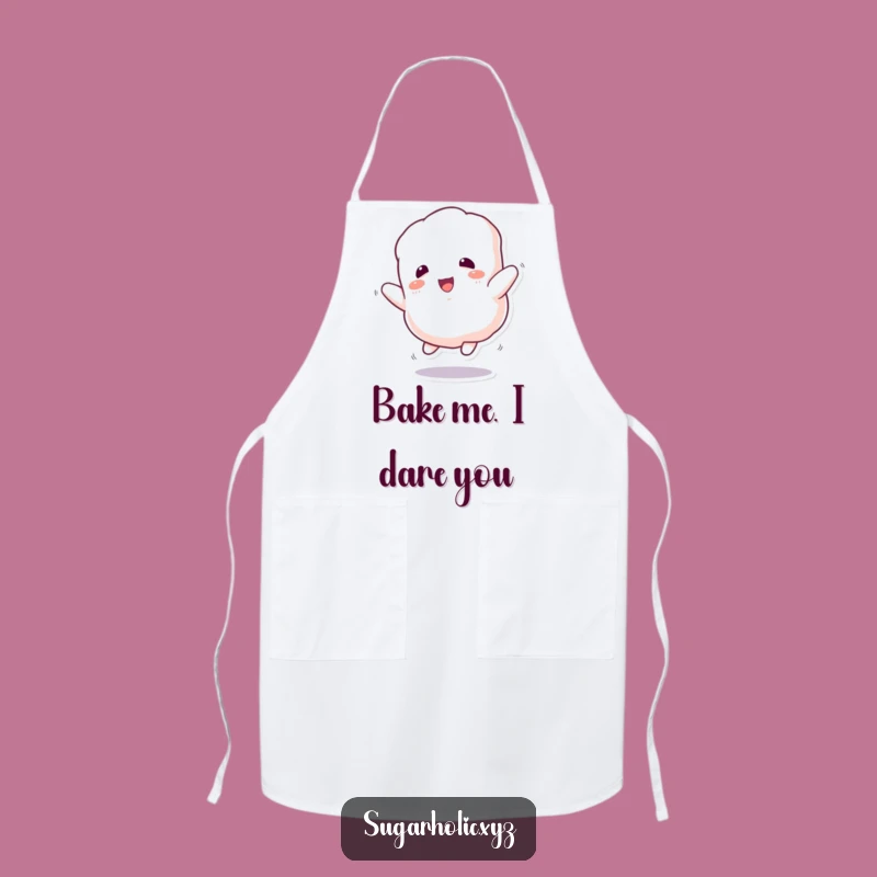 Funny Fluffy Marshmallow Apron: Cook with Sweet Enthusiasm and Style