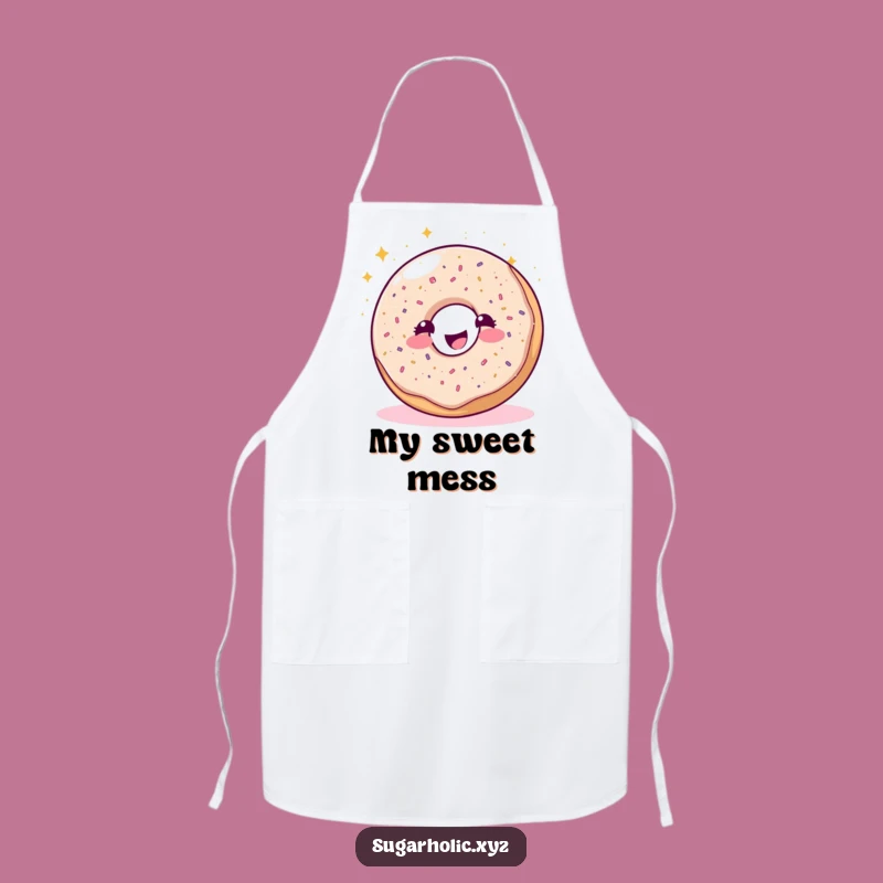 Funny Glitter Baker Donut Apron: A Hilarious Cooking Gift
