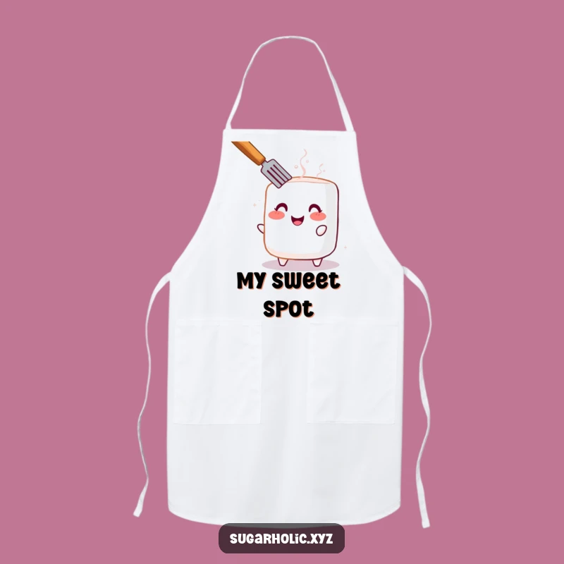 Funny Toasted Marshmallow Apron: Cheerful Cooking Fun for a Great Funny Gift