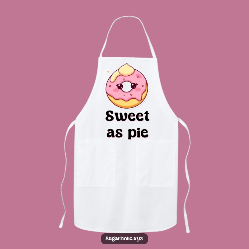 Funny Donut Baker Apron: Bake Sweetness with a Smile!