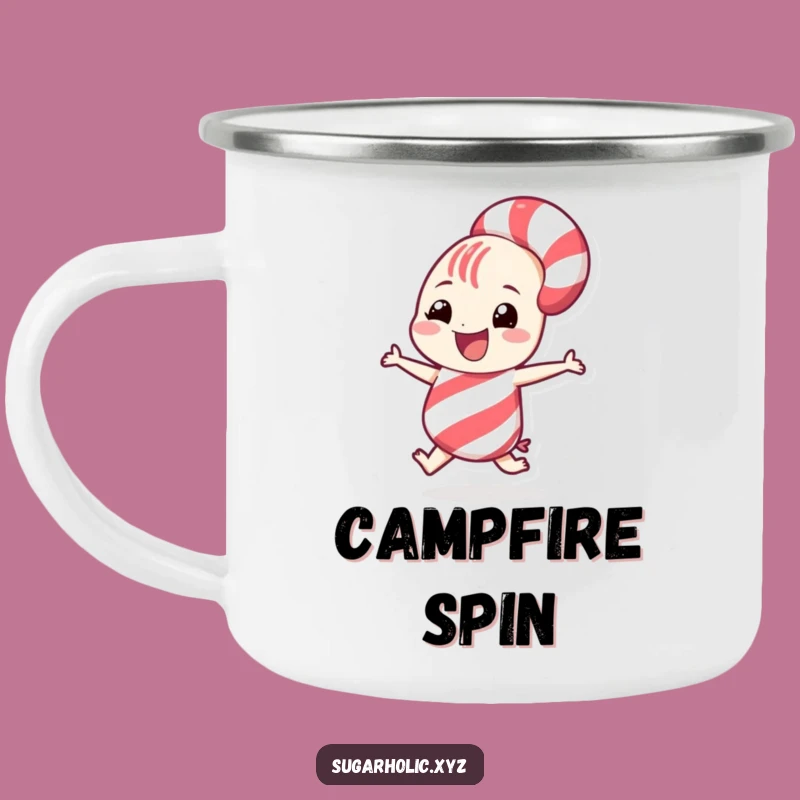 Funny Holiday Spin Candy Cane Mug: The Perfect Humorous Outdoor Gift