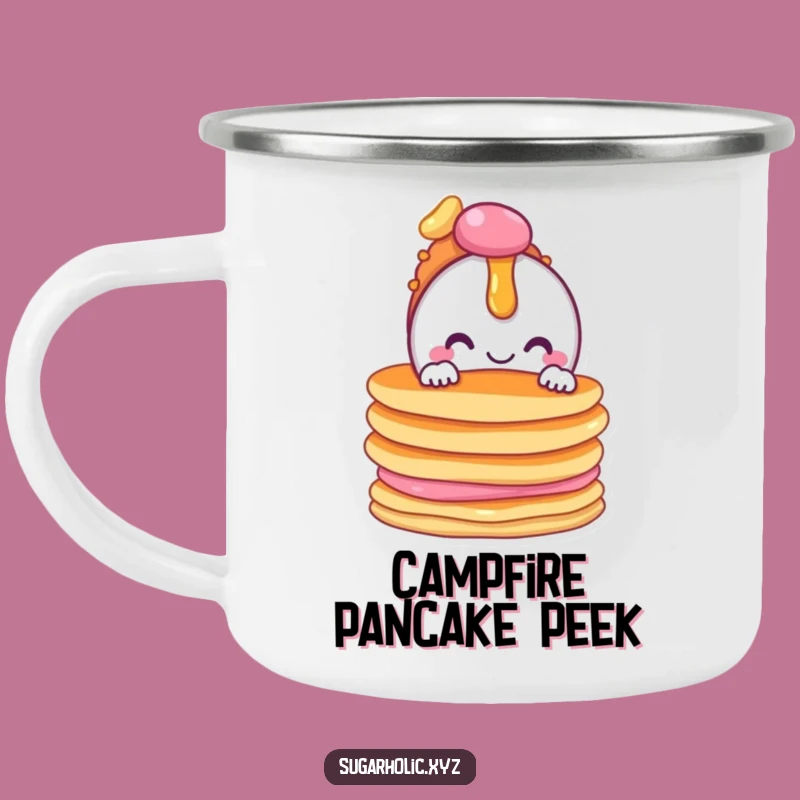 Campfire Stories Funny Candy Pancake Mug - Breakfast Adventure