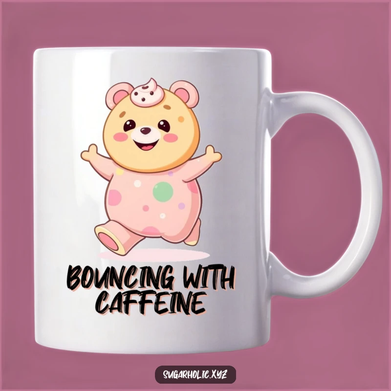 Funny Cookie Gummy Bear Mug: Bouncing Joy Sip, Perfect Sweet Gift