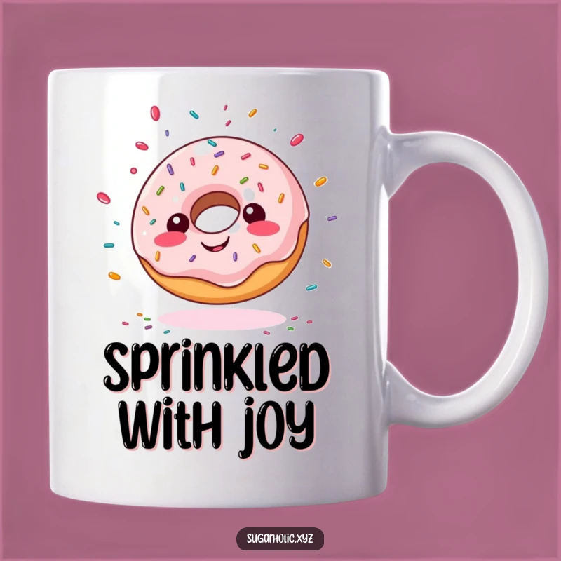 Funny Giddy Doughnut Mug - Sprinkle Your Day with Hilarious Joy!