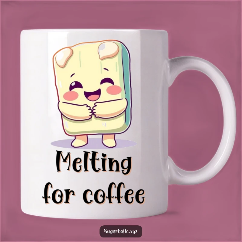 Funny Happy Candy Bar Hug Mug - Sweet & Meltingly Funny Gift