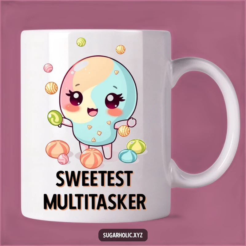 Funny Winking Candy Juggler Mug - Sweet Skill & Humor - Perfect Funny Gift!