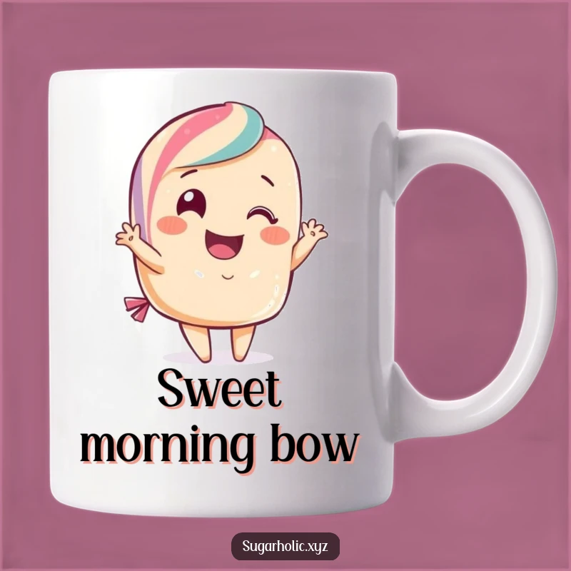 Funny Candy Curtsy Mug: Smiling Treat, Perfect Funny Gift for Sweet Performers