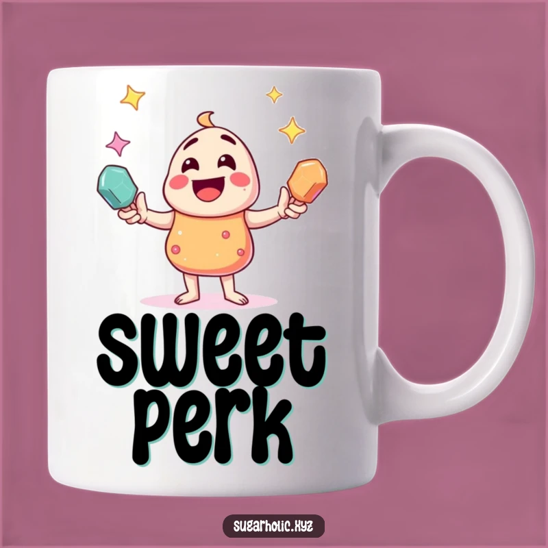 Funny Candy Juggler Mug - Hilarious Sweet Treat Lover Gift for Collectors