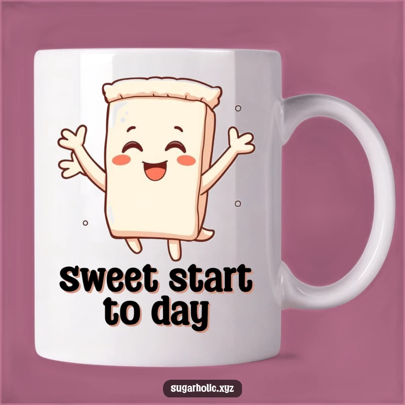 Funny Sugar Packet Leap Mug - Sweet Delightful Energy Gift