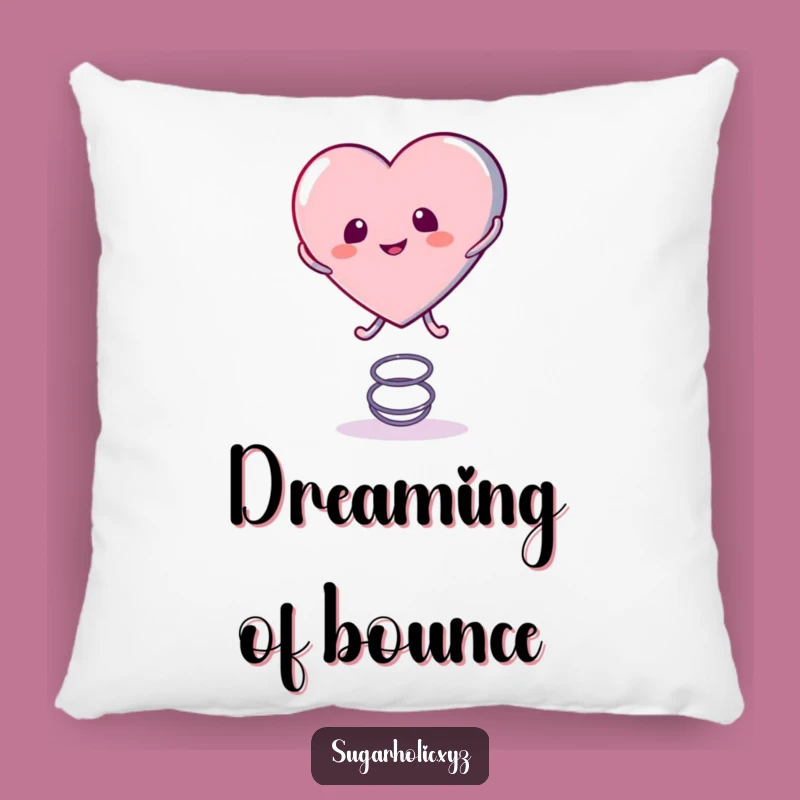 Funny Candy Heart Bounce Pillow: Cuddle Up with Playful Comfort!