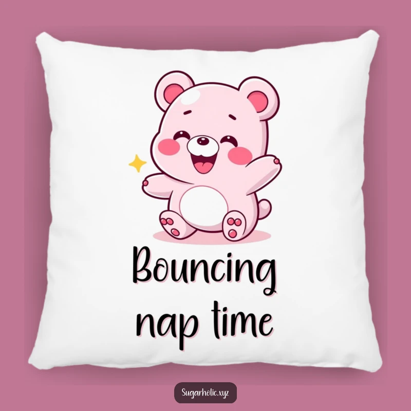 Funny Energetic Gummy Bear Pillow - Cozy Up with Playful Comfort