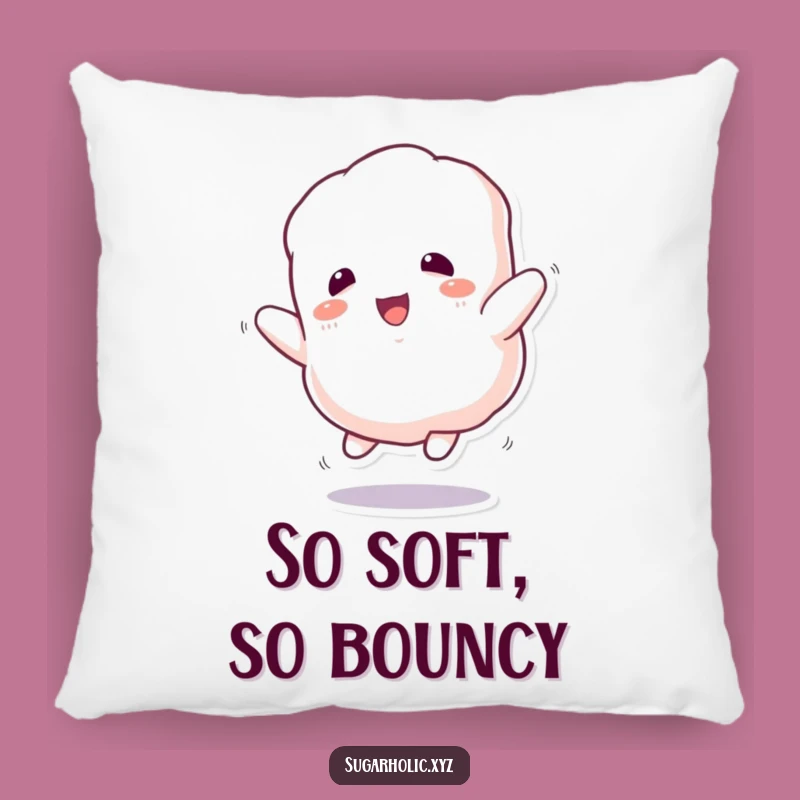 Funny Fluffy Marshmallow Pillow: Cuddle Up with Bouncy Comfort