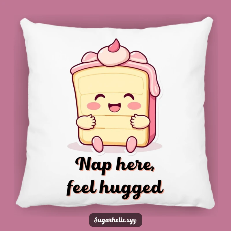 Funny Cake Hug Pillow - Cozy Cushion for Sweet Comfort