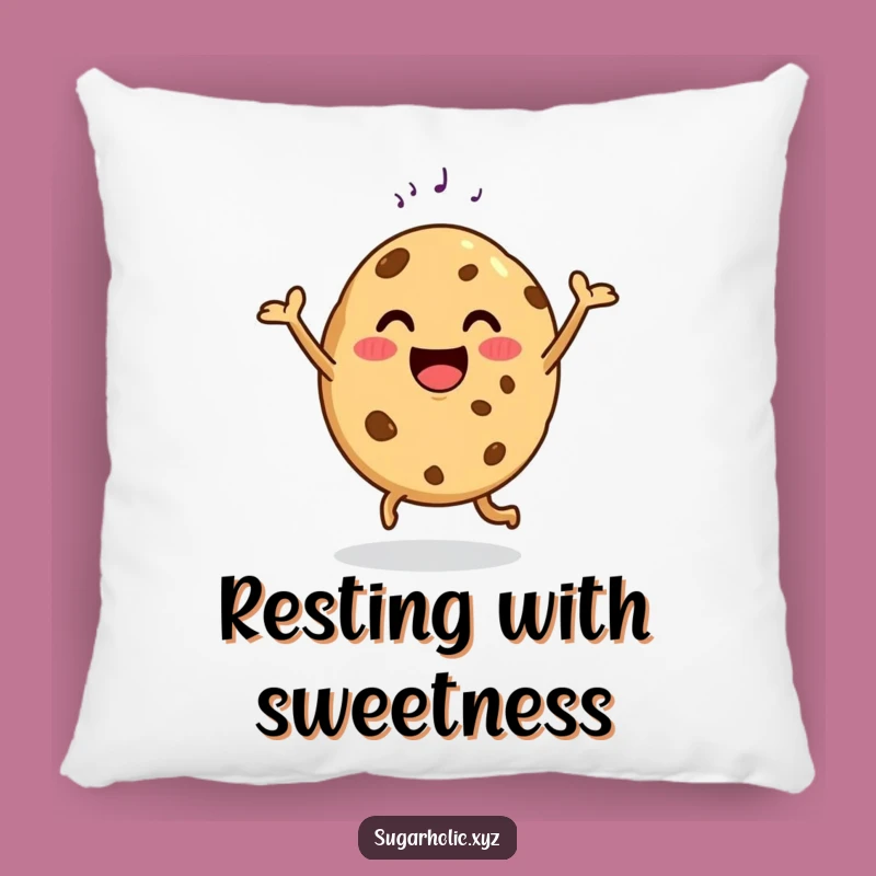 Funny Dancing Cookie Pillow - Cuddle Up with Sweet Happiness!