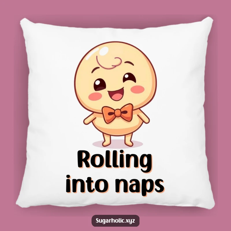 Funny Giggling Caramel Candy Pillow: Cozy Comfort and Laughs Galore