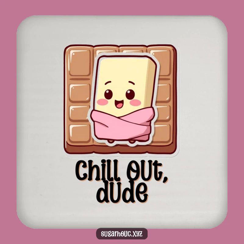 Funny Chocolate Chip Coaster Set - Sweet Protection, Adorable Funny Gift