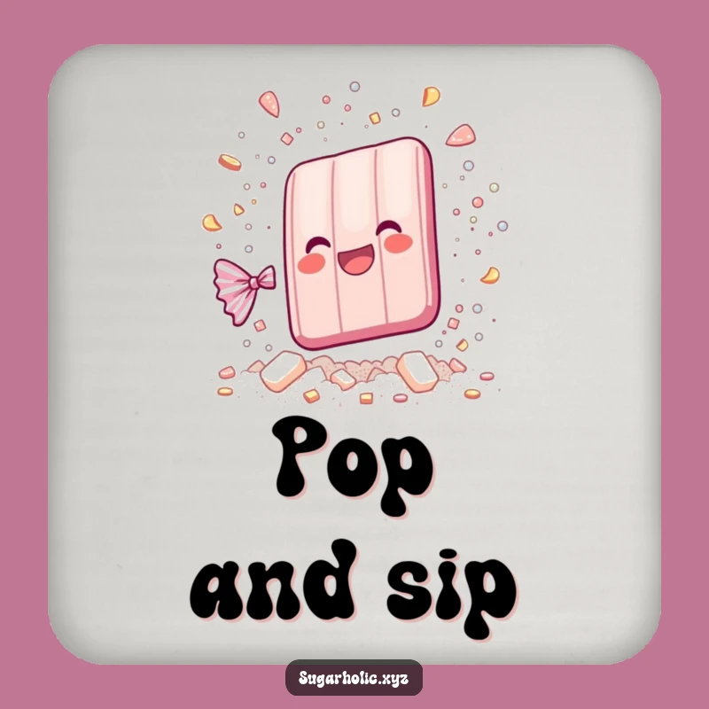 Funny Candy Bar Coaster: Shattering Protection, Hilarious Tabletop Gift