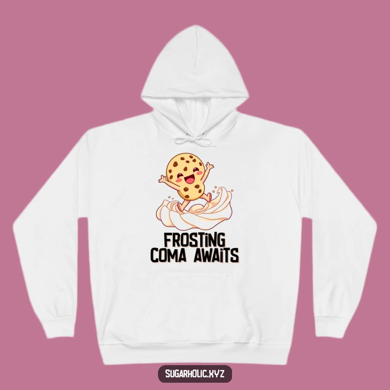 Cozy Funny Cookie Frosting Hoodie: Wrap Yourself in Sweet Comfort!