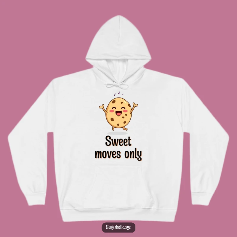 Cozy Funny Dancing Cookie Hoodie - Warm Hugs & Sweet Moves Gift!