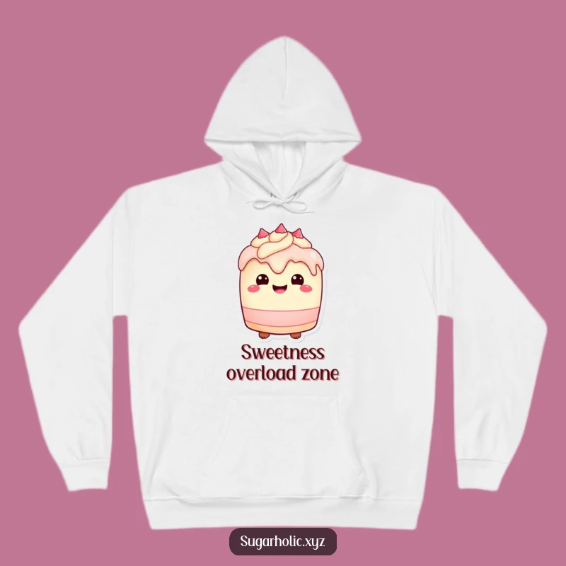 Cozy Funny Delightful Cake Hoodie: Snuggle Up with Sweet Comfort