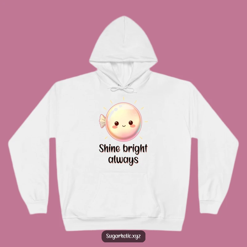 Funny Hard Candy Hoodie: Shimmering Comfort for a Cozy Funny Gift