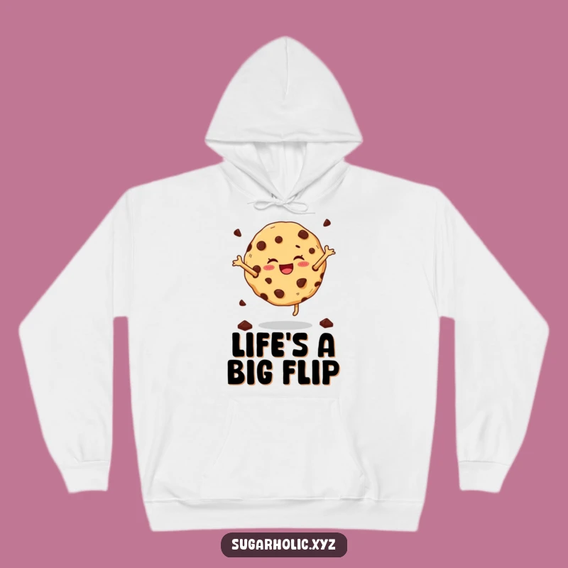 Funny Cartwheeling Cookie Hoodie - Cozy Fun, Ideal Funny Gift