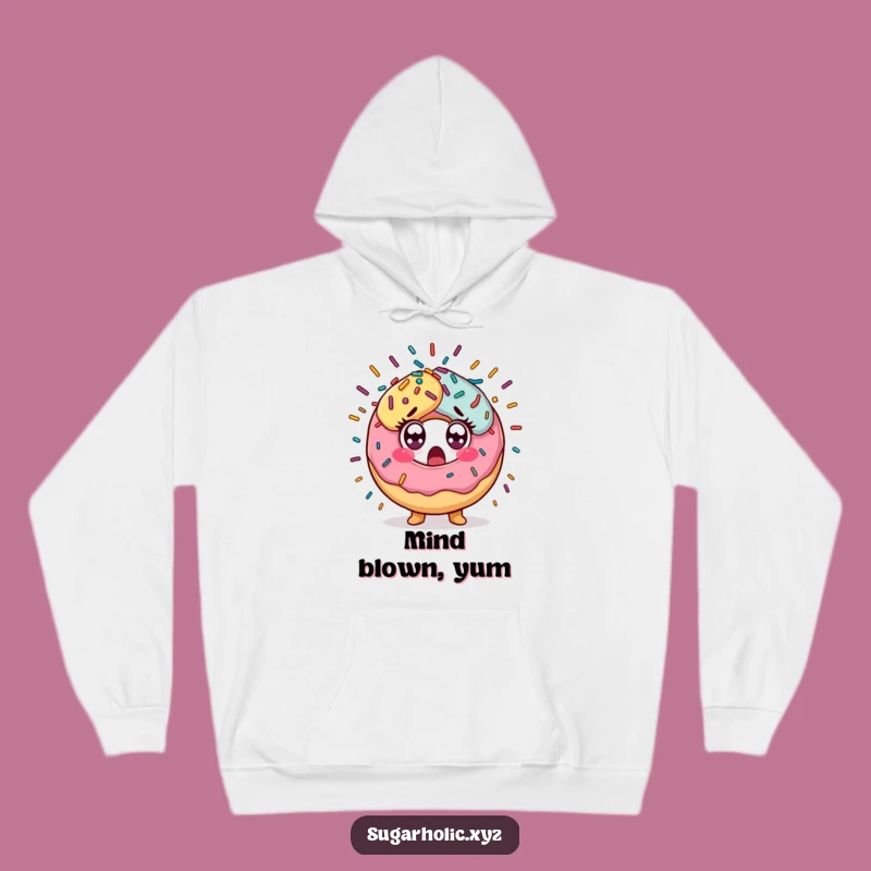 Funny Donut Sprinkles Hoodie: Cozy Surprise Explosion Funny Gift