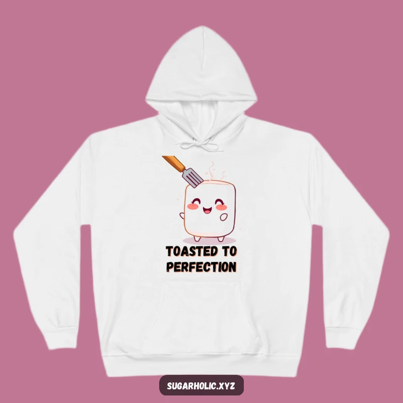 Funny Toasted Marshmallow Hoodie: Cozy Comfort and a Funny Blush for a Great Gift