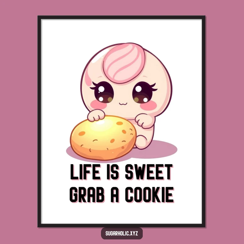 Free Printable Wall Art: Candy's Cookie Quest - Funny Downloadable Art!