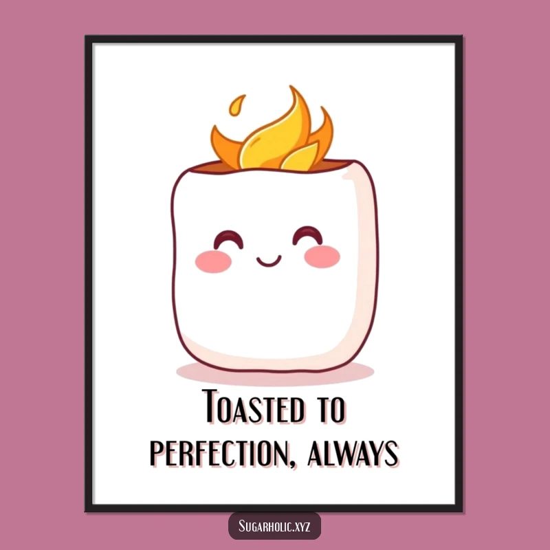 Free Printable Wall Art: Toasted Marshmallow Comfort, Cozy Downloadable Art