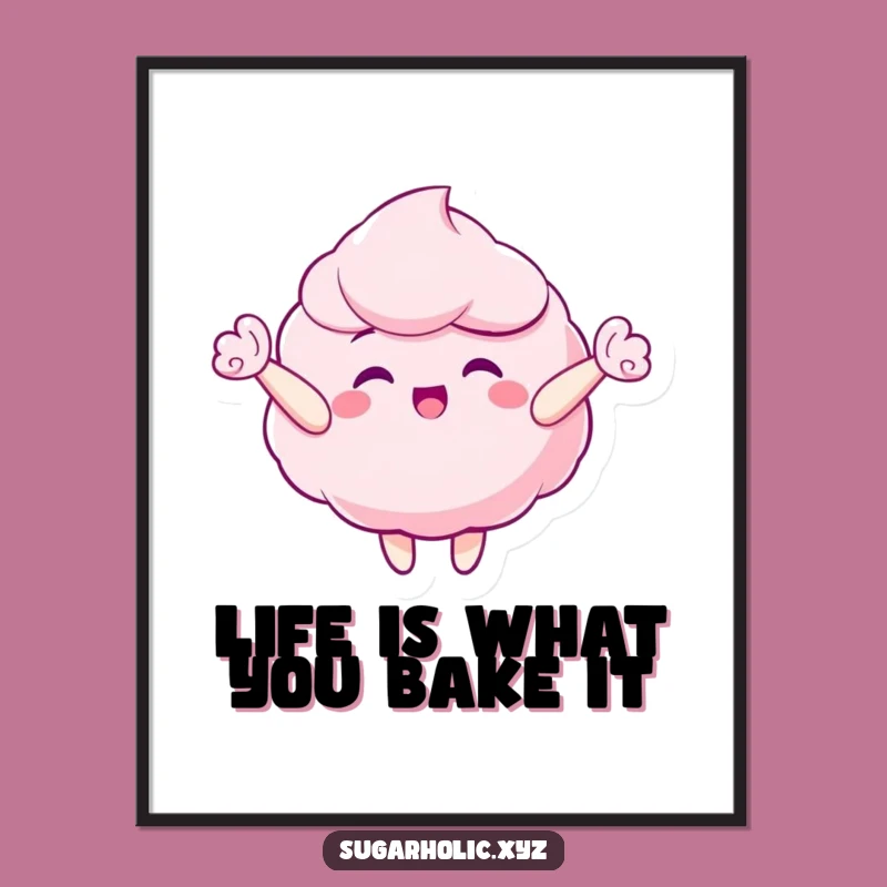 Free Printable Wall Art: Floating Candy Floss - Whimsical Downloadable Decor