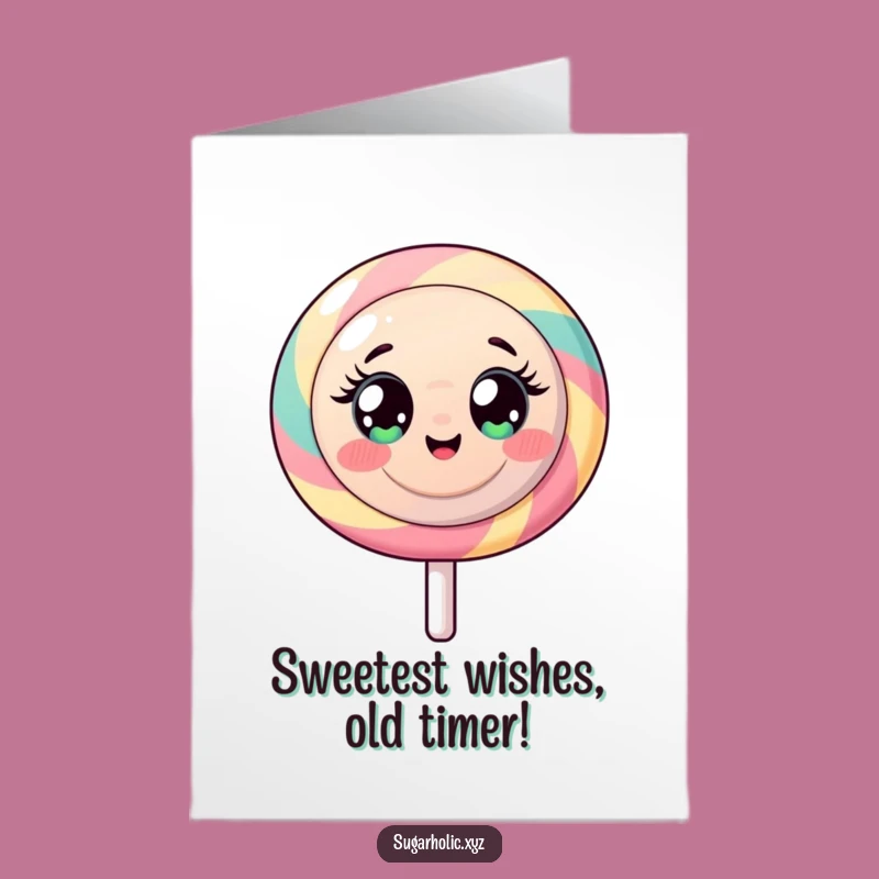 Free Printable Birthday Card: Laugh Out Loud Lollipop Character, Funny Downloadable Gift