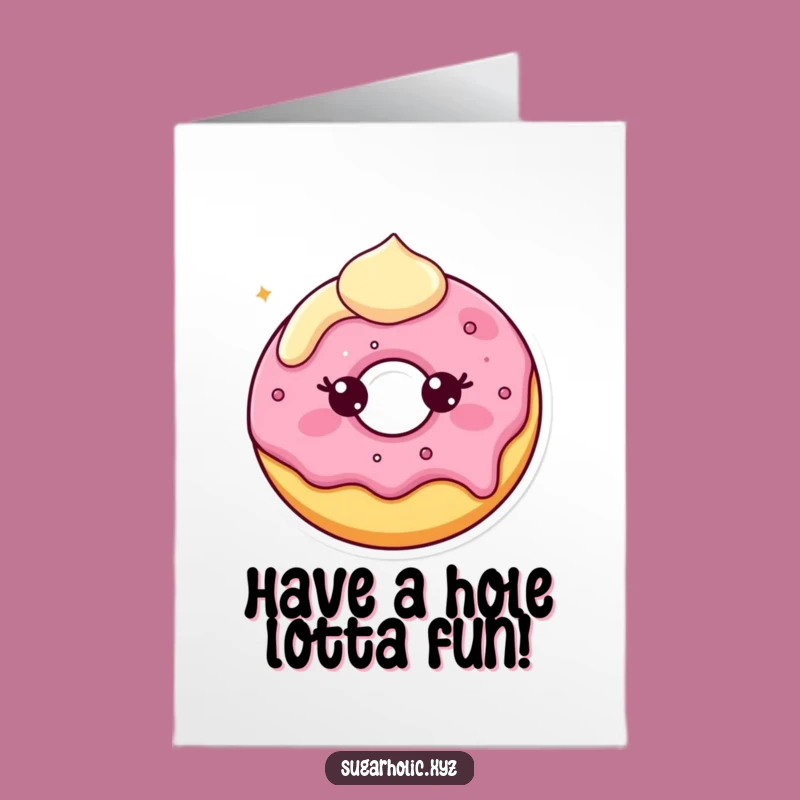 Free Printable Birthday Card: Melting Donut's Sweet Wishes for You!