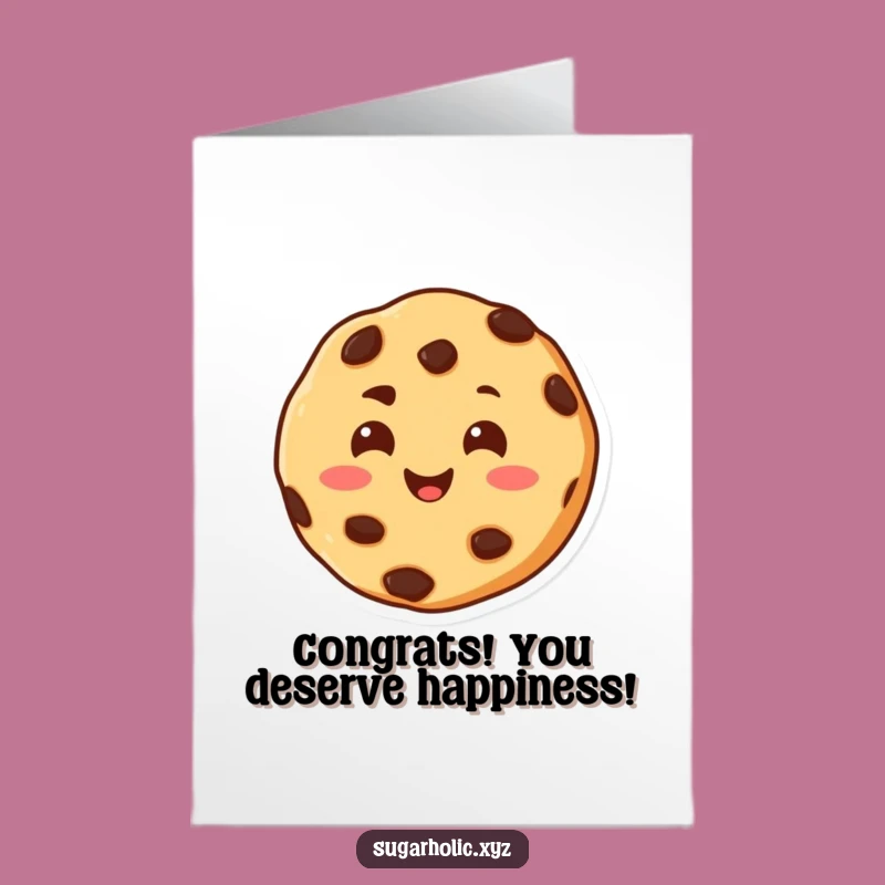 Free Printable Cookie Congrats Card - Funny Melting Happy Downloadable Gift