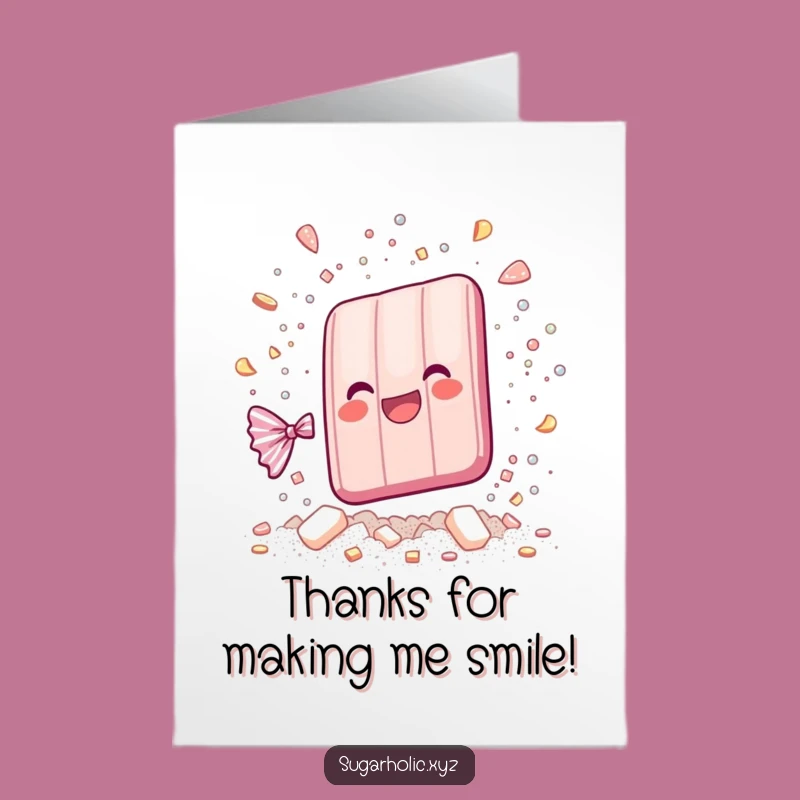 Free Printable Candy Bar Thank You Card: Sparkle for Your Sweet Appreciation!