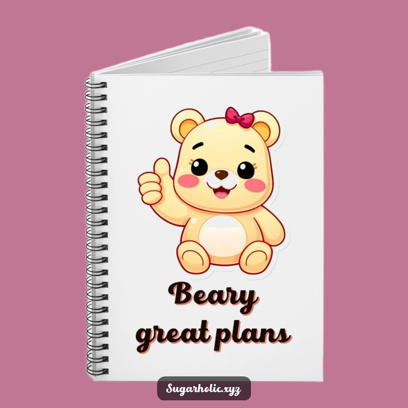 Funny Gummy Bear Thumbs Up Notebook: Cheerful Character Journal, Positive Gift Idea