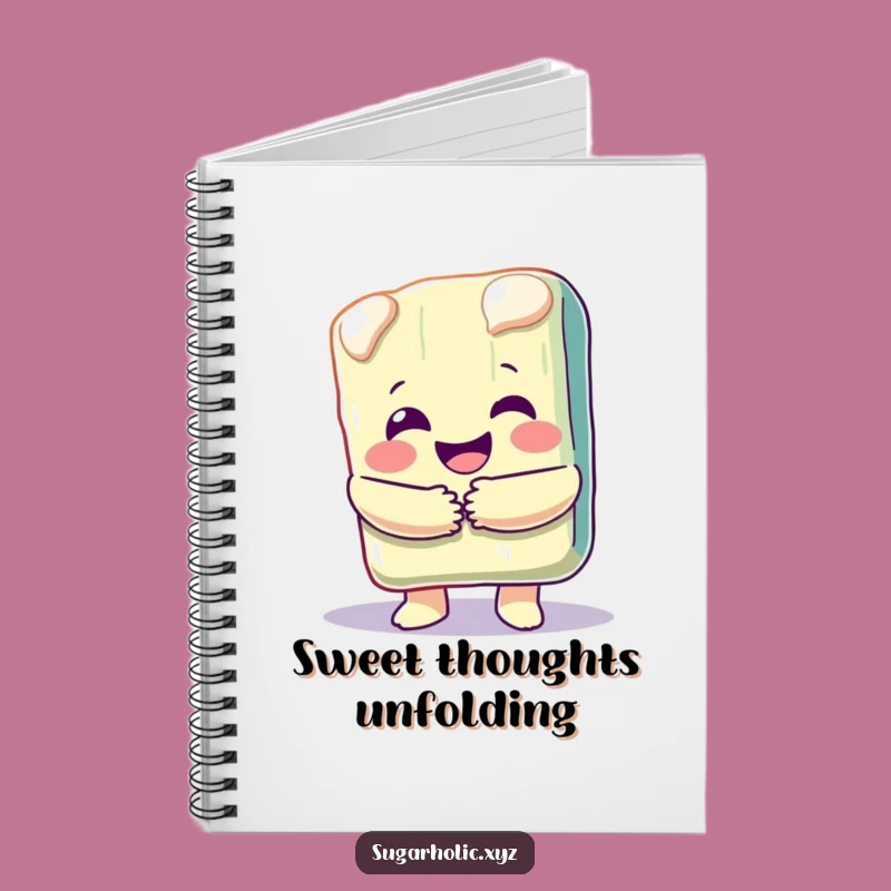 Funny Candy Bar Hug Notebook - Jot Down Sweet Thoughts Hilariously