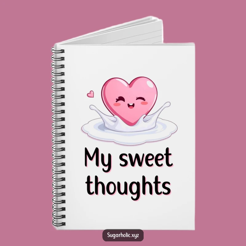 Funny Candy Heart Notebook: Sweet Ideas and Notes