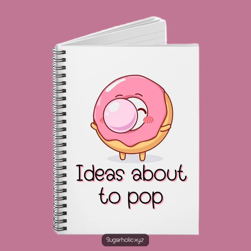 Funny Donut Bubble Gum Notebook: Jot Down Ideas with This Hilarious Design