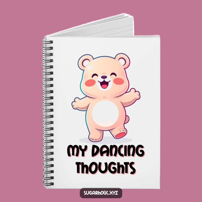 Funny Gummy Bear Dance Notebook: Jot Down Moves with Sweet Humor!