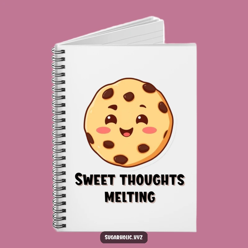 Funny Melting Cookie Notebook - Jot Down Happy Thoughts