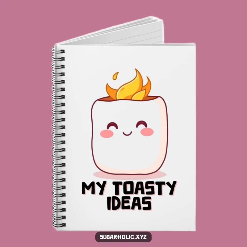 Funny Toasted Marshmallow Notebook: Jot Down Warm Thoughts!