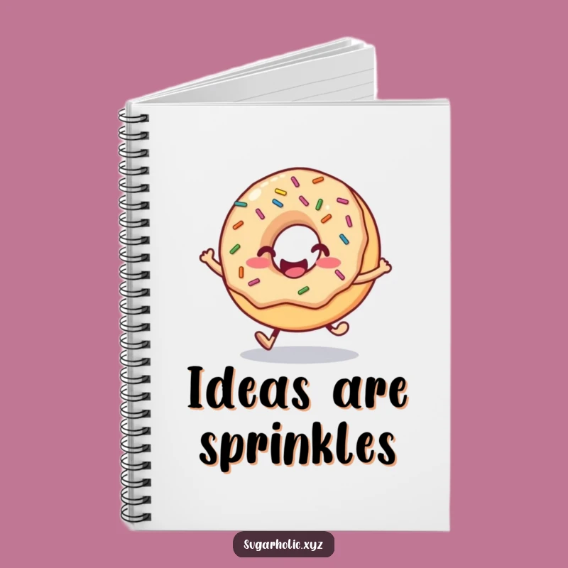 Funny Donut Hop Notebook: Jot Down Sweet Ideas, Perfect Gift