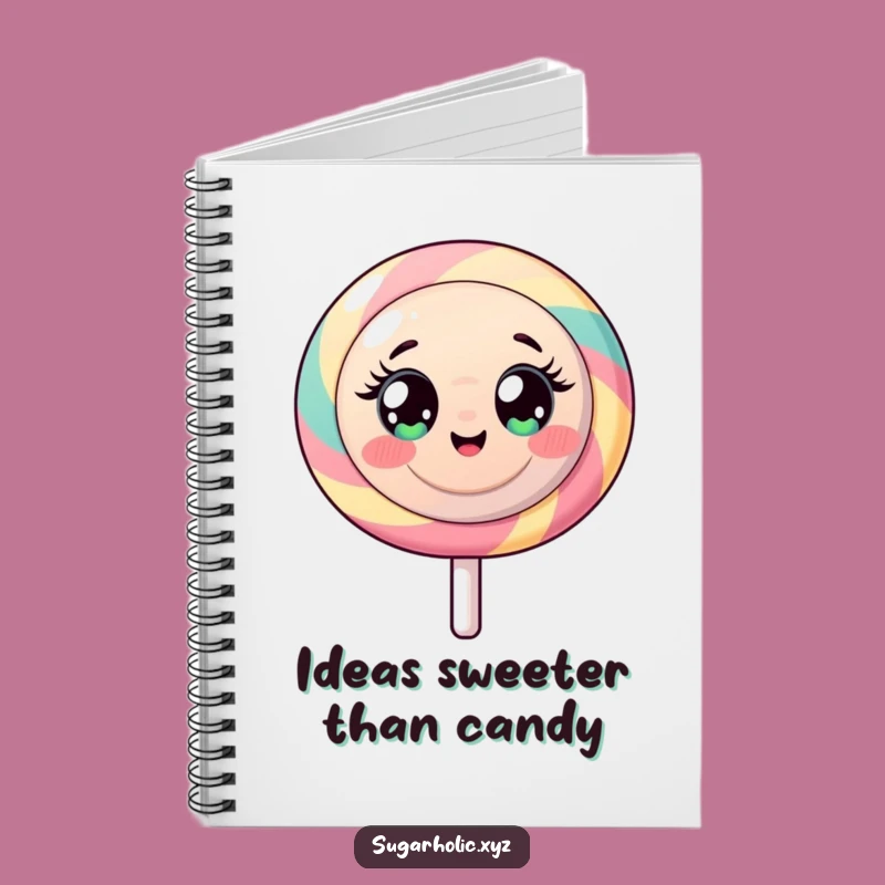 Funny Lollipop Notebook: Jot Down Ideas with Sugary Energy