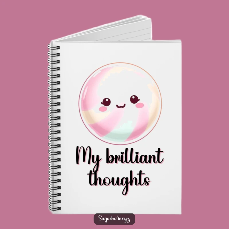 Funny Shimmering Candy Notebook: Jot Down Your Bright Ideas!
